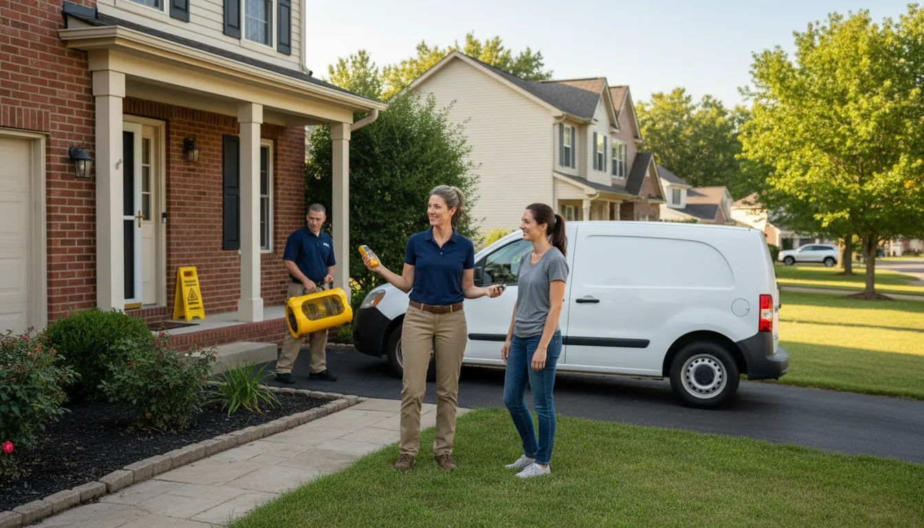 Residential water damage restoration in Tarentum, PA